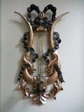Pair of Lyre Sconces