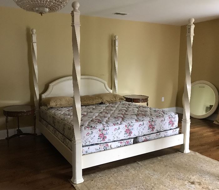 Century bed and mirror