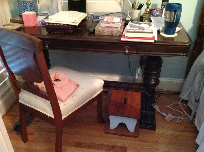 Antique Wood Desk $ 200.00