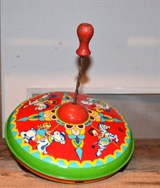 Antique Chein tin litho top