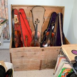 Violins for repair or decor !