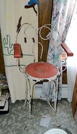 Antique Ice Cream Parlor stool