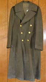 WWII Military wool overcoat