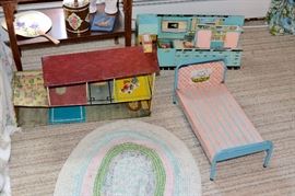 Antique tin litho toys