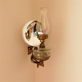 antique reflector lamp