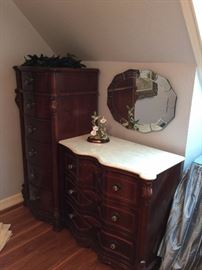 marble top dresser (mirror for dresser not pictured)