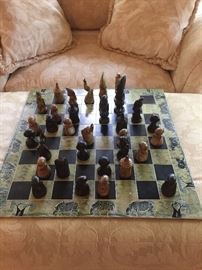 African chess set