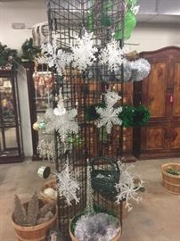 Snow Flakes, St. Patty's Day Decorations, Hand Painted Furniture