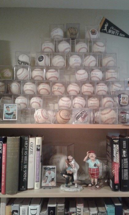 Autograph baseball collection signed 