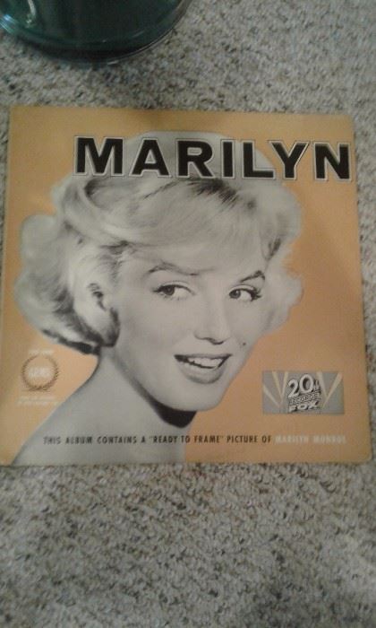 Marilyn Monroe 33rpm Vinyl Record