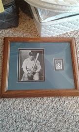 A baseball legend Babe Ruth