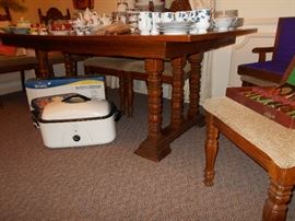 dining room table and chairs