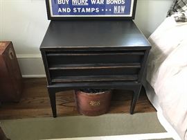 Mid-century modern bedside table, by Lane.