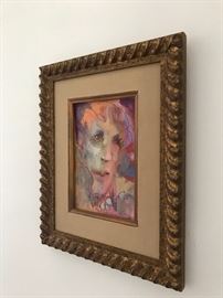 A beautiful piece from the estate of local designer Joe Lacey. A wonderful opportunity to own an original painting by Jake Wagnon - albeit in a beautiful Italian gilt frame - at a very reasonable price.