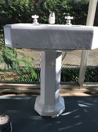 1930s cast iron sink - perfect for providing your new home with a vintage feel.