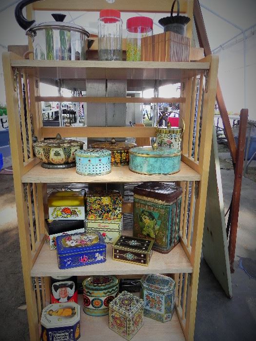Vintage Collectible Tins and jars
