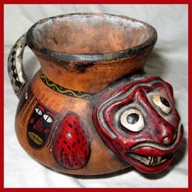 Great Piece of Pottery with Handle 