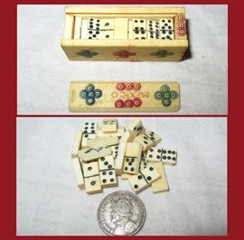 Mini Miniature Dominoes in Mini Miniature Box 