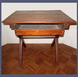 Old Table with Odd Parts  