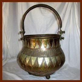 One of a Good Selection of Large and Small Metal Buckets  