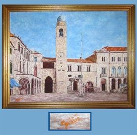 Very Attractive Signed Oil Painting 