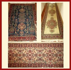 Very Nice Rugs and Long Hall Runners 