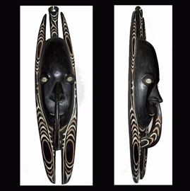 Another Very Cool Gable Mask possibly from the Sepik River Region in New Guinea 