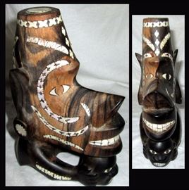 Canoe Prow Ornament Nguzunguzu, Solomon Islands, perhaps c1900