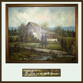 Signed Oil Painting S. Henriksson, Possibly Swedish 