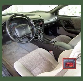 Interior of 2001 Camaro with 33,775 Miles