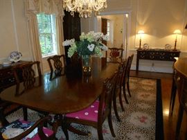 Dining Room:  This is another view of the dining room looking in the opposite direction.  Notice the server on the far wall.