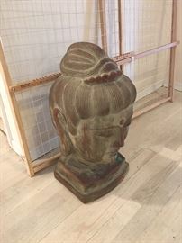 Large Kwan Yin head