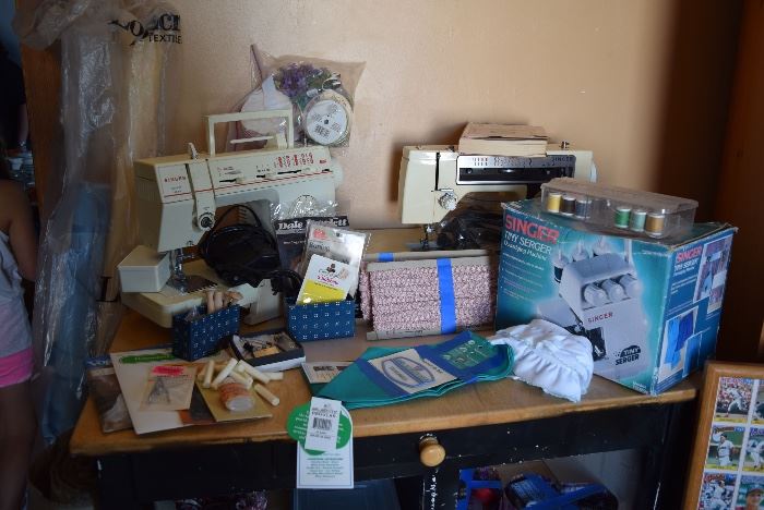 sewing machine and accessories