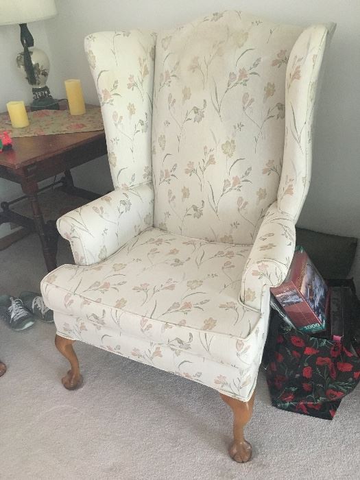 High Back Parlor Chair