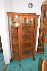 Curved Glass Display cabinet