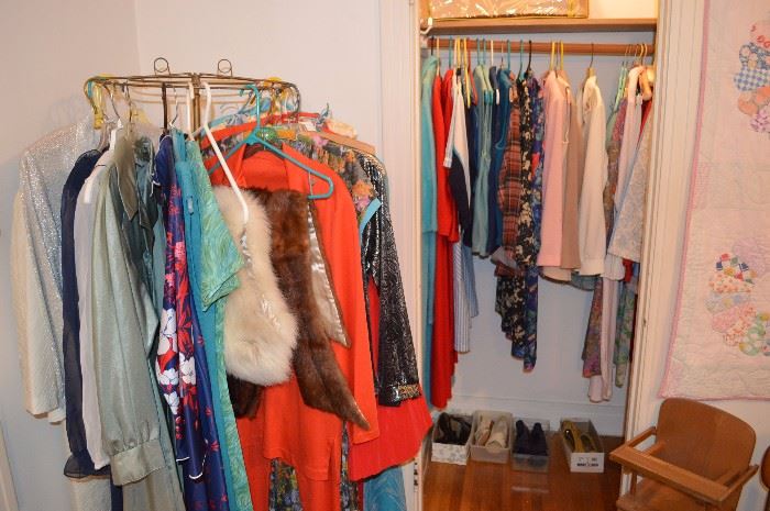 Vintage Clothing, furs, collars