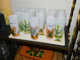 Blakely glasses and place mats