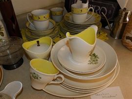 Sunshine Meadows china service for 8