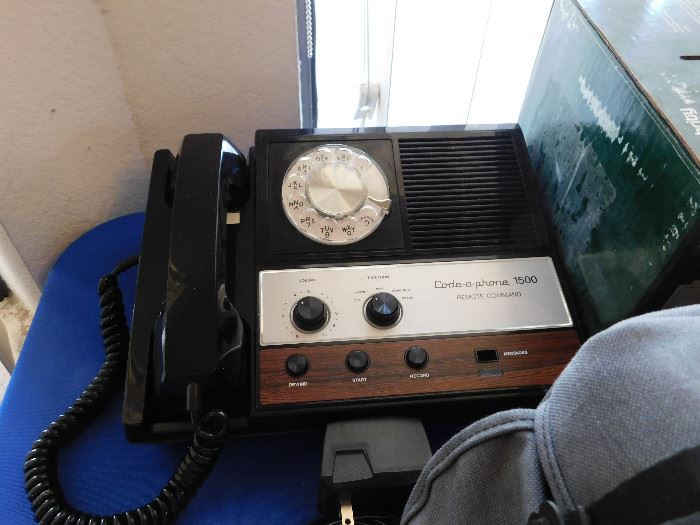 Ford Code-o-phone, notice the Rotary dial...wow, and it still has a dial tone!