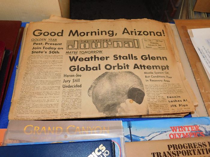 Several old Arizona Journal Newspapers