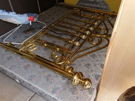 Brass bed, queen size
