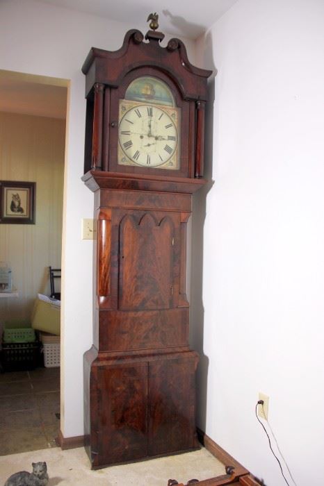 Incredible William Brooksbank Longcase Clock ca. 1820