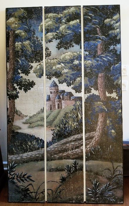 Three Panel Painted Wall Art