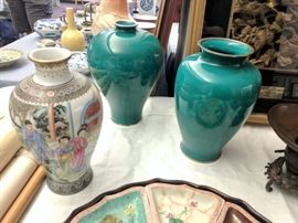 Qing Dynasty Vase and Wireless Cloisonne