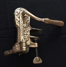 Large brass vintner Wine opener