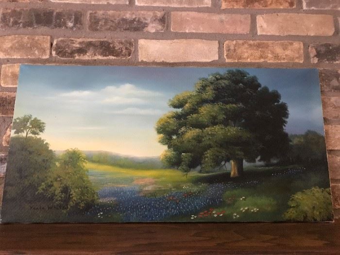 Nice original oil by Texas artist Viola Whited
