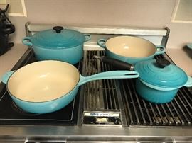 Le Crueset Caribbean blue