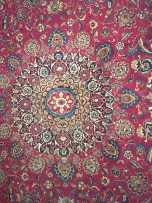 Another view of the Center of Persian Rug