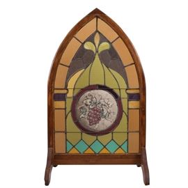 Antique Cathedral Stained Glass Window