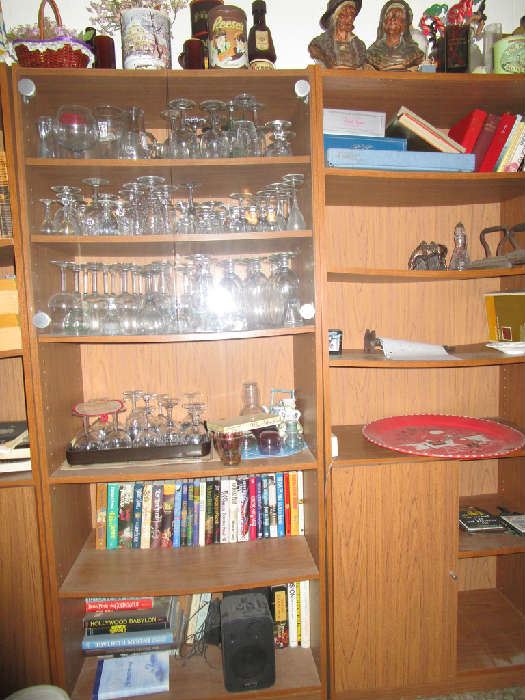 tons of glassware and collectibles